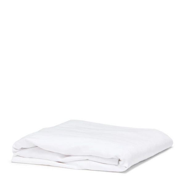 Bamboo Linen Fitted Sheet - White
