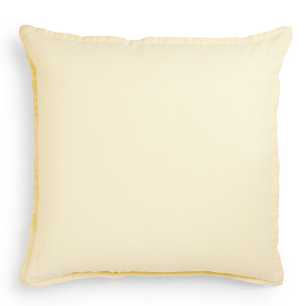 Pure Linen European Pillowcase Each - Buttercup