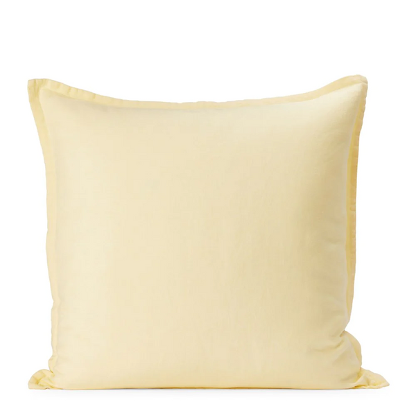 Pure Linen Cushion Cover - Buttercup