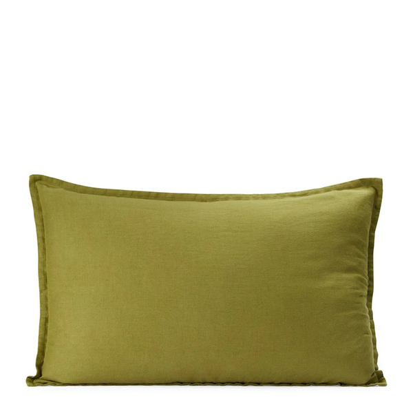 Pure Linen Cushion Cover - Foliage