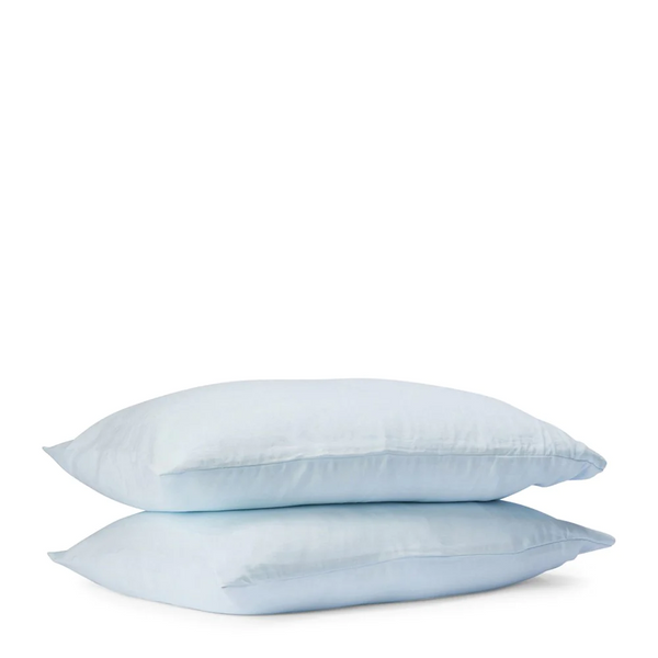 Pure Linen Standard Pillowcase Pair - Powder