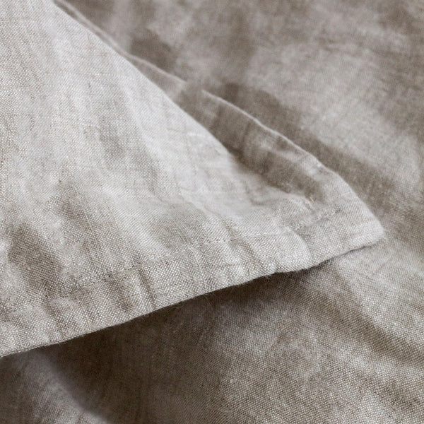 Pure Linen Duvet Cover Set - Natural
