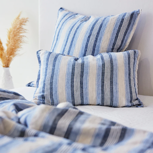 Pure Linen Cushion Cover - Cambridge Stripe